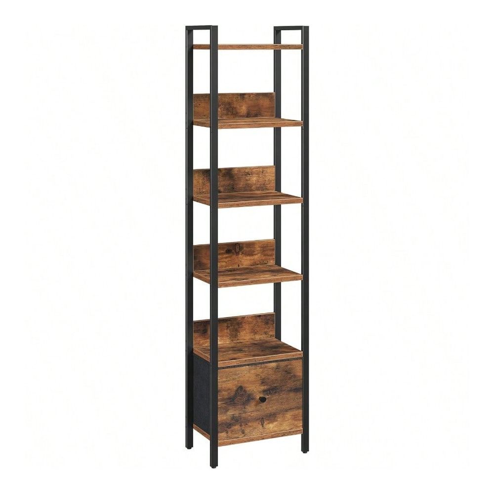 Commercial Kitchen Small Space - 6Tier Bookcase With Drawer, Small Book