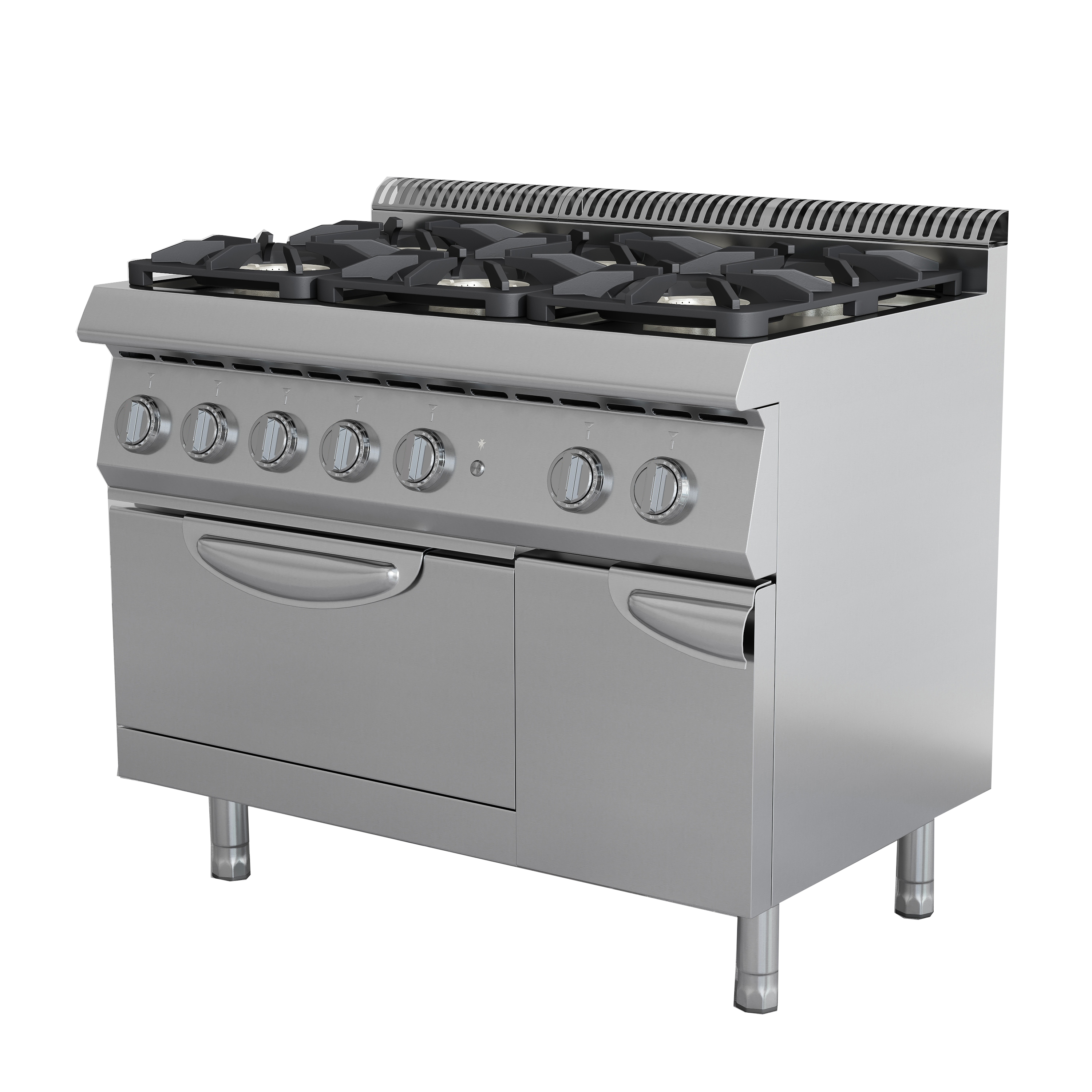 Commercial Kitchen Equipment - Commercial Gas Stove Stainless Steel Kitchen