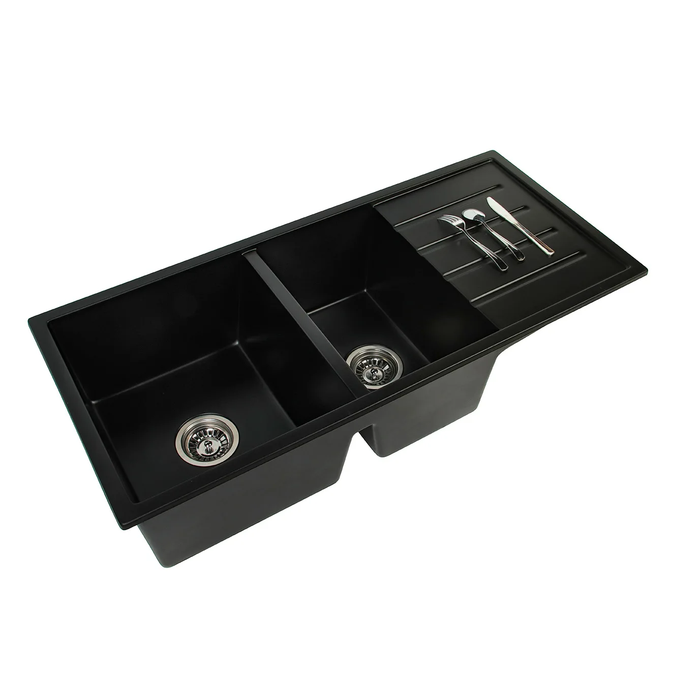 y On Sale commercial black und - مراجعة Commercial Kitchen Double Sink وسعره