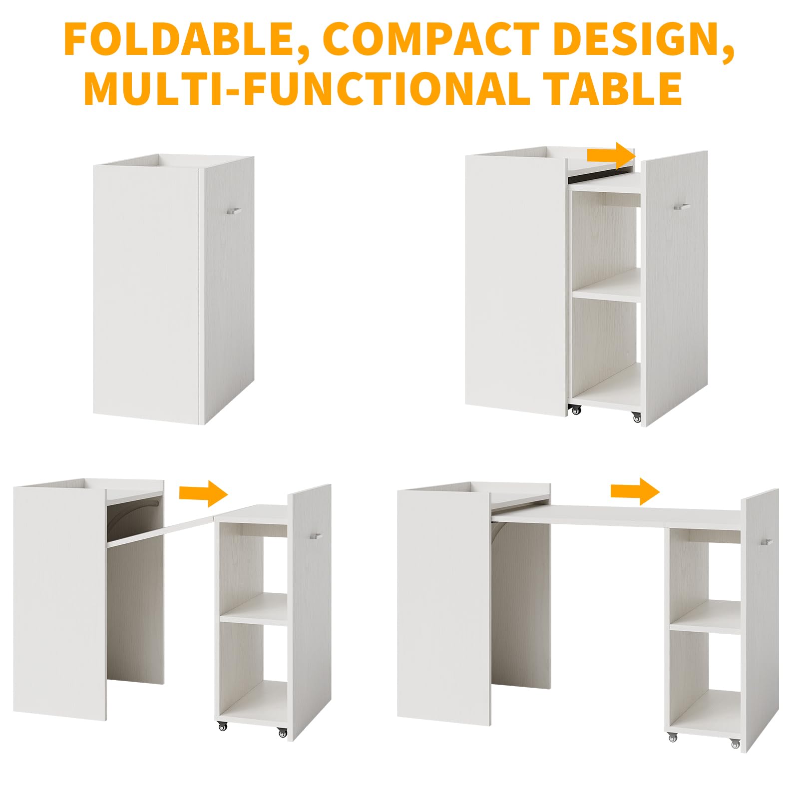 Foldable Computer Desk With St - مراجعة Commercial Kitchen Small Space وسعره
