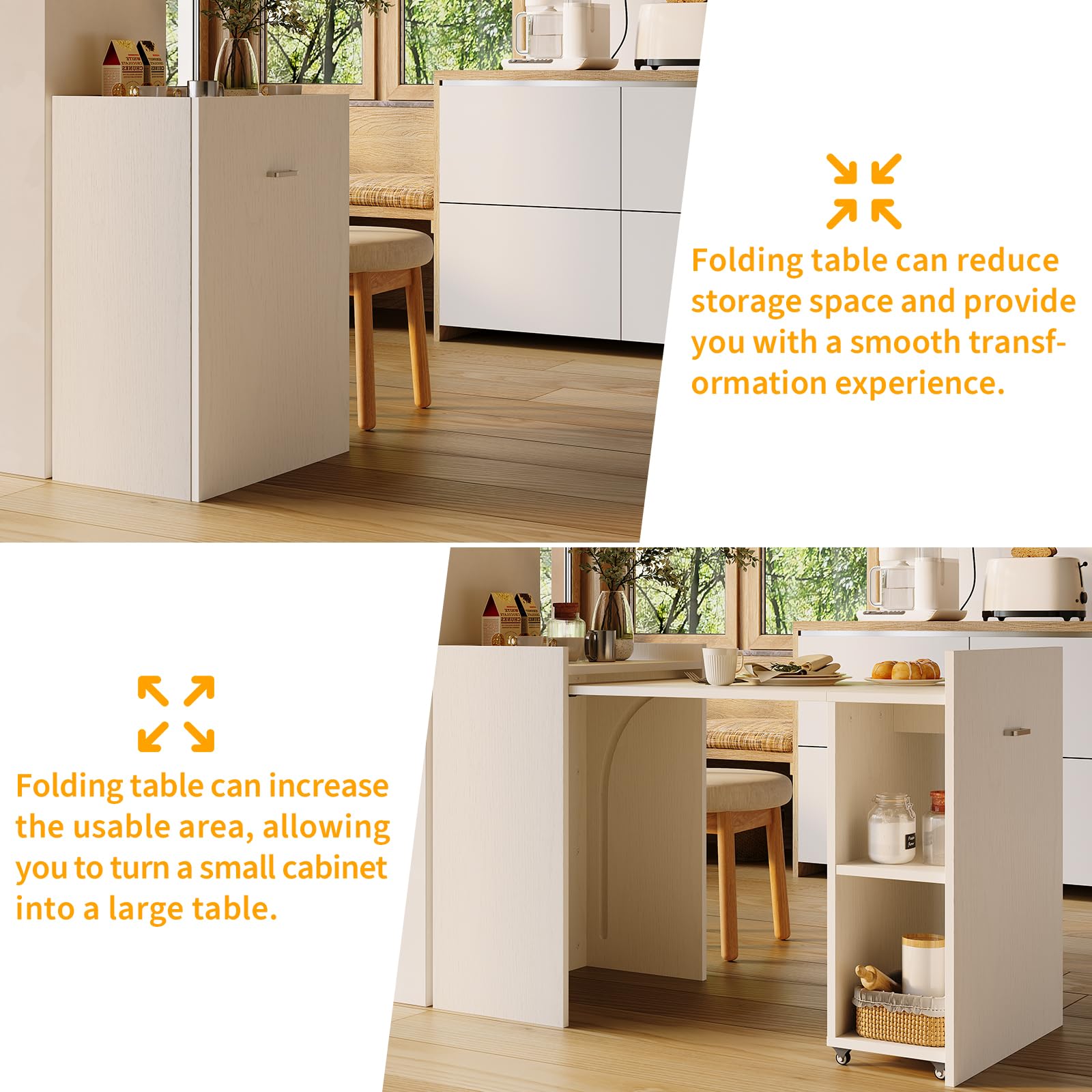Foldable Computer Desk With St - مراجعة Commercial Kitchen Small Space وسعره