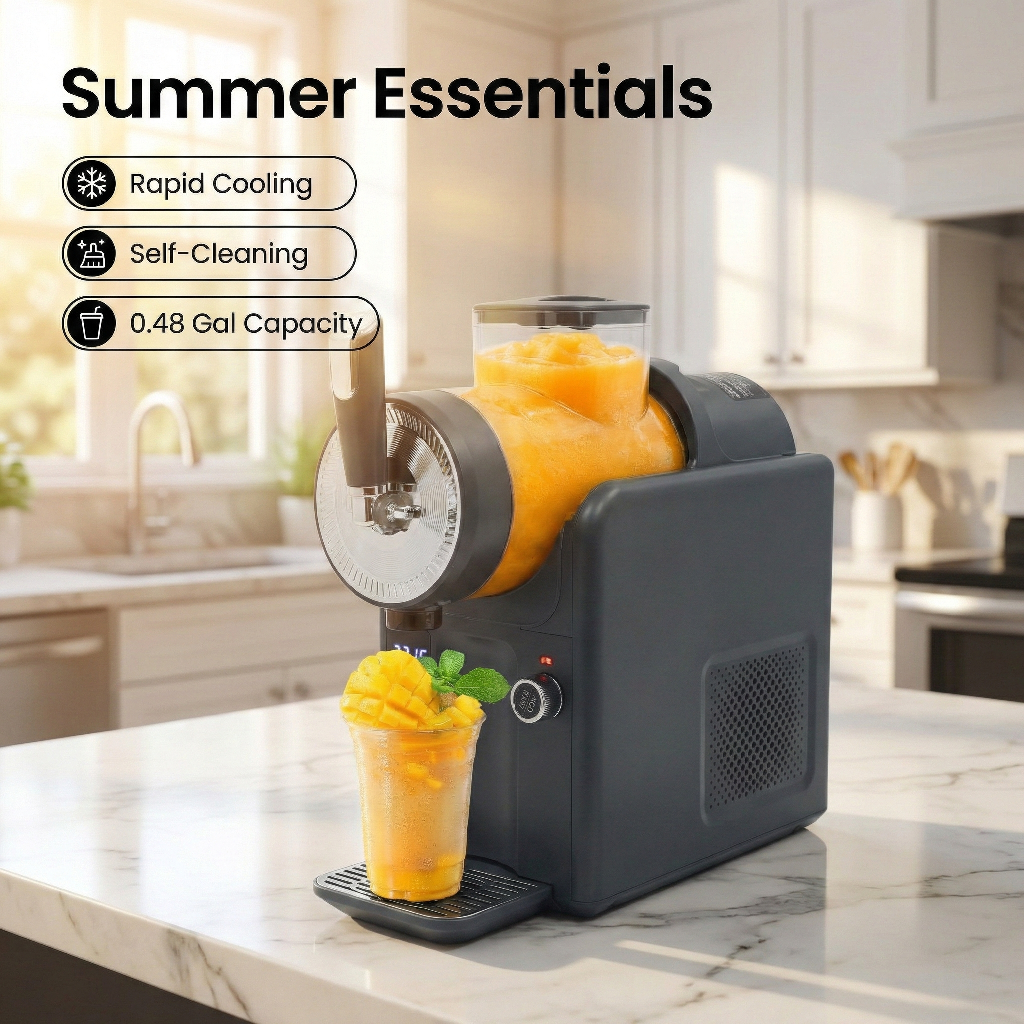 Commercial Slushy Machine Coun - مراجعة Commercial Kitchen In Home وسعره