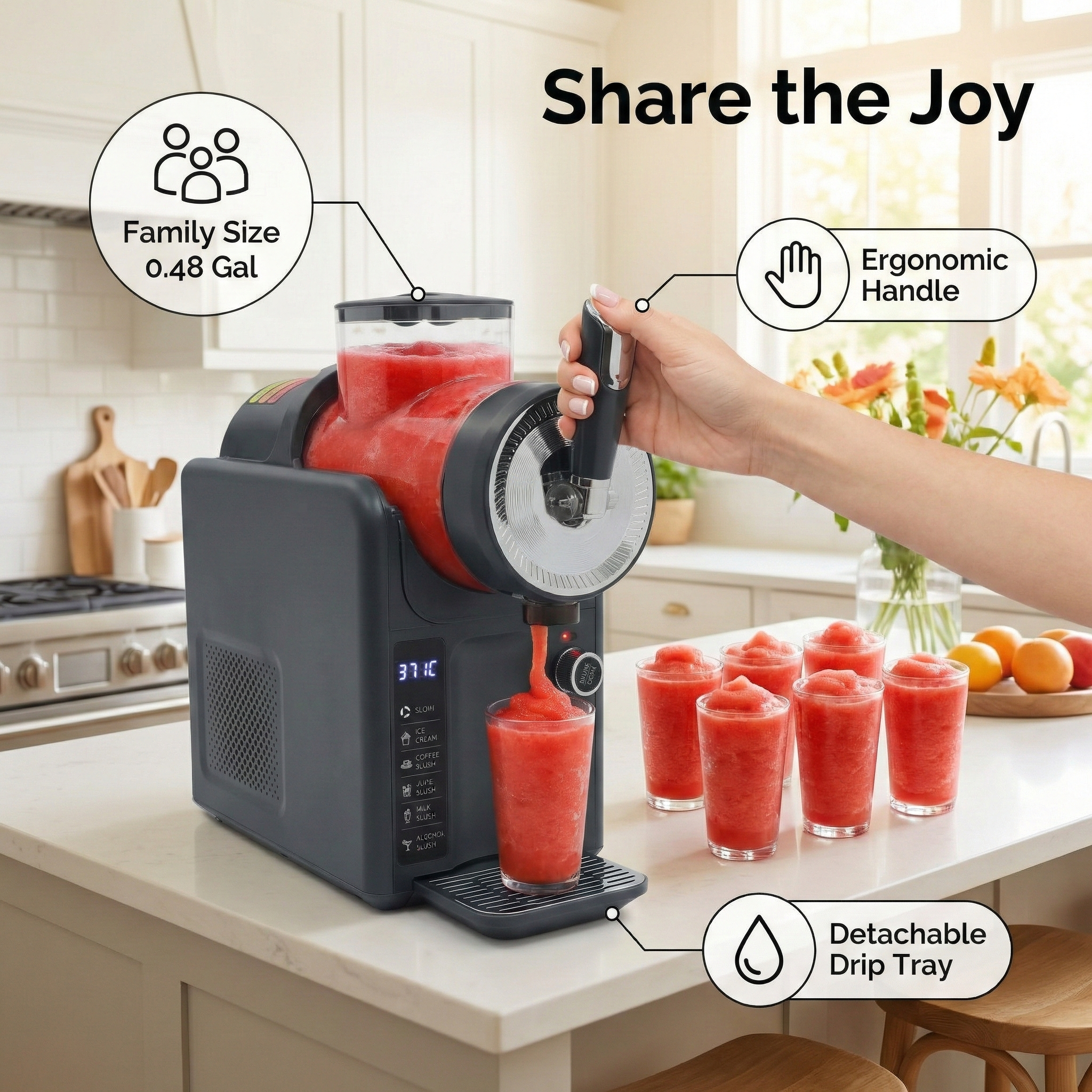 Commercial Slushy Machine Coun - مراجعة Commercial Kitchen In Home وسعره