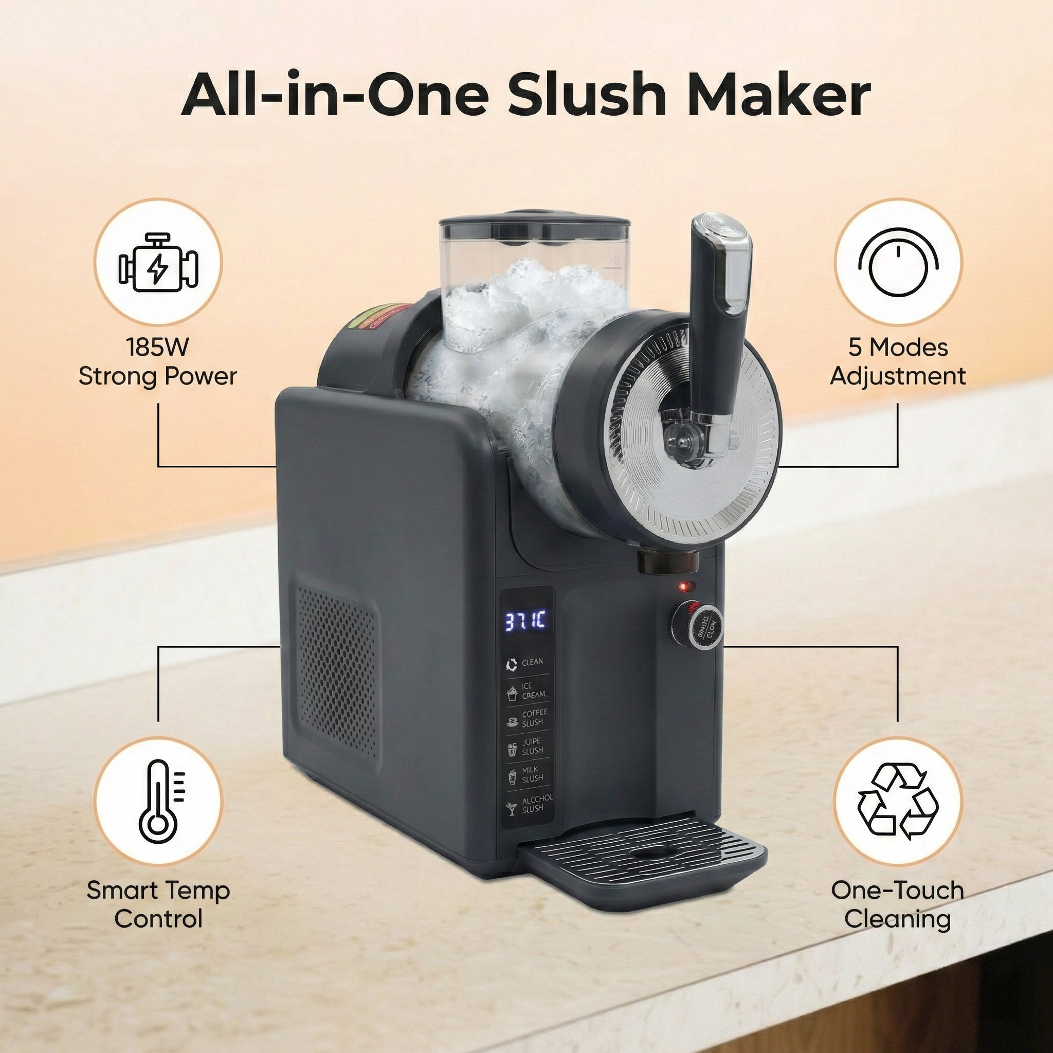 Commercial Slushy Machine Coun - مراجعة Commercial Kitchen In Home وسعره