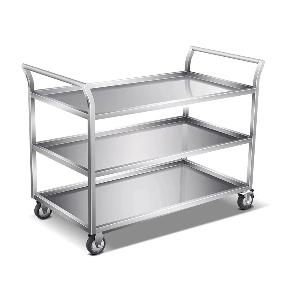Stainless Steel Utility Cart 3 - مراجعة Commercial Kitchen Bench وسعره