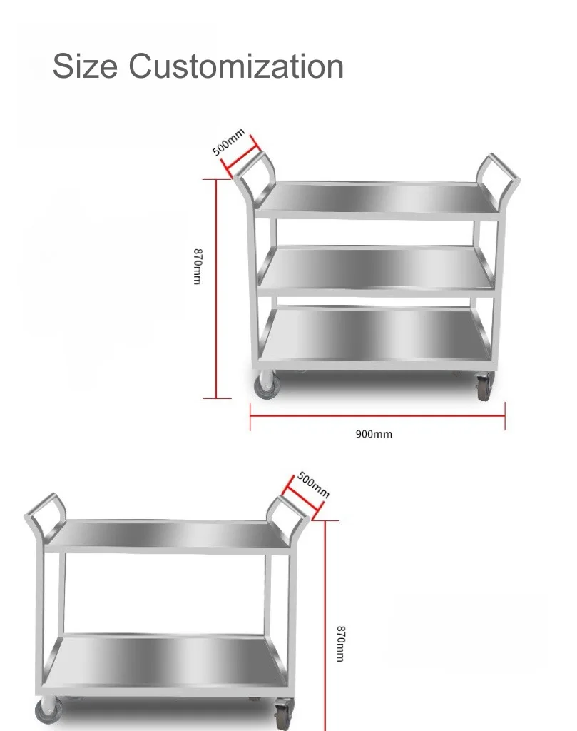 Stainless Steel Utility Cart 3 - مراجعة Commercial Kitchen Bench وسعره