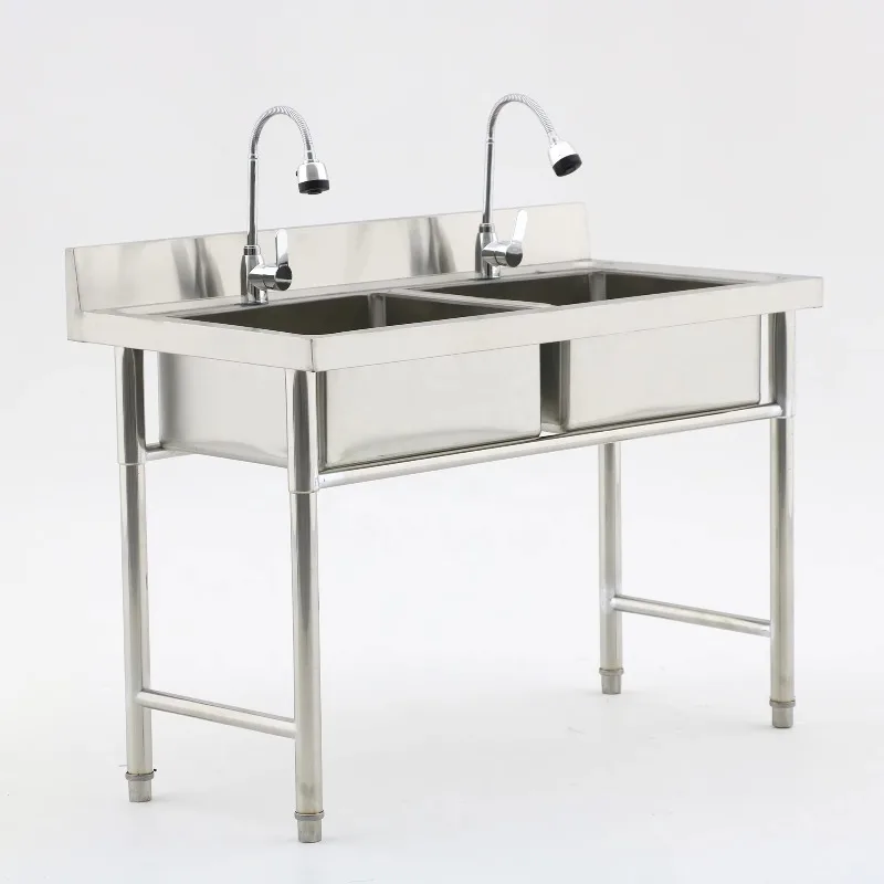 Commercial Kitchen Equipment R - مراجعة Commercial Kitchen Double Sink وسعره