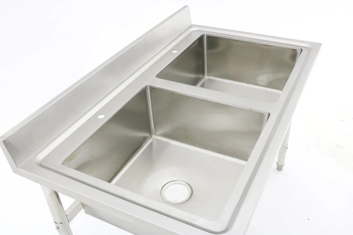 Commercial Kitchen Equipment R - مراجعة Commercial Kitchen Double Sink وسعره