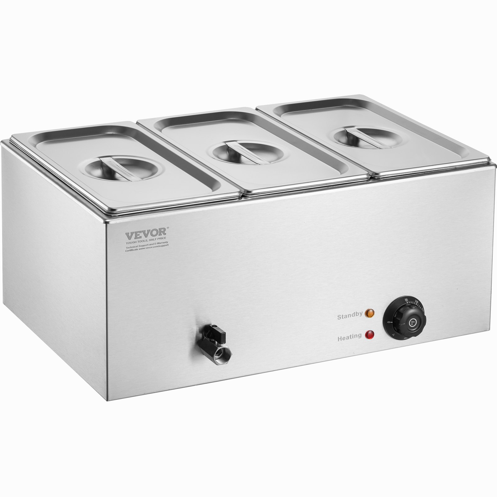 Commercial Electric Food Warme - مراجعة Bain Marie Food Warmer وسعره