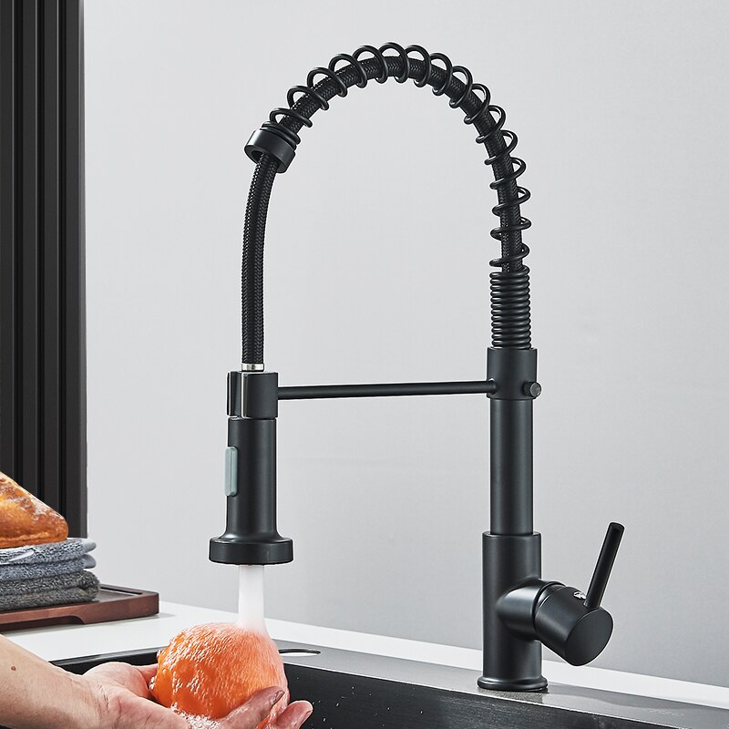 Matte Black Pull Down Kitchen  - مراجعة Commercial Kitchen Mixer Tap وسعره