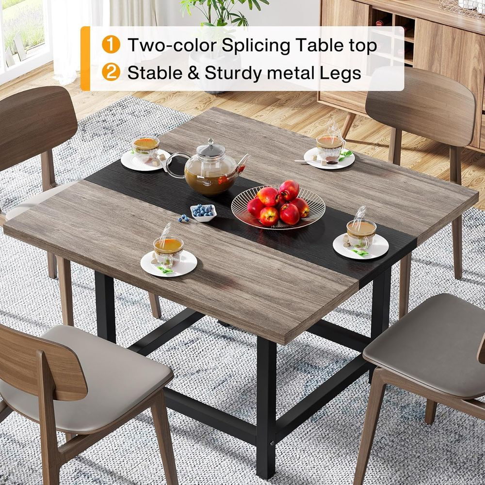 39.4 Square Wooden Dining Tabl - مراجعة Commercial Kitchen Small Space وسعره