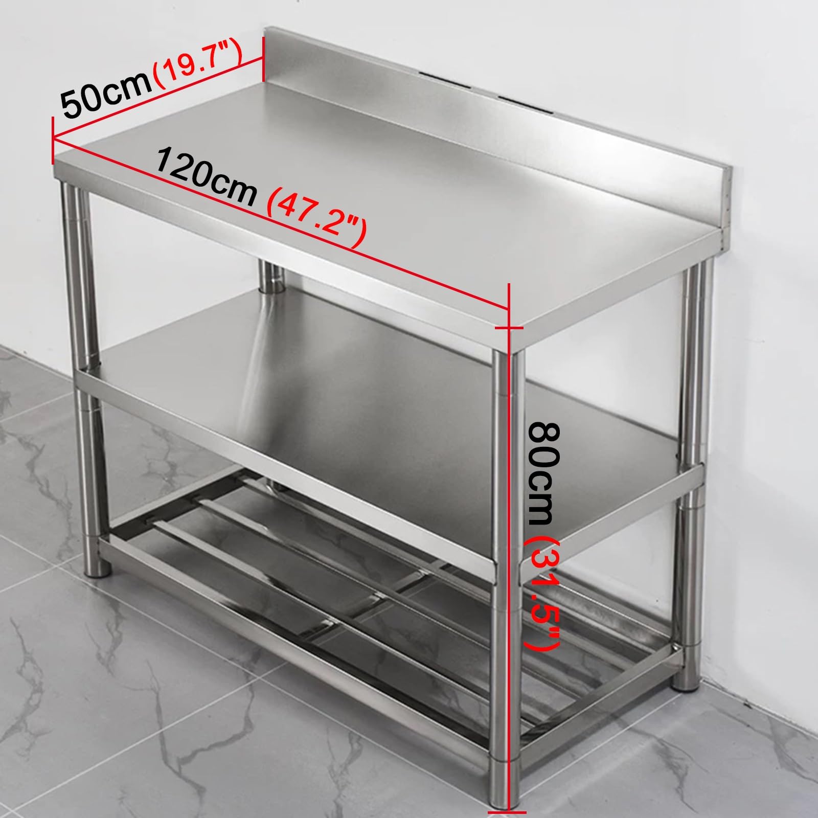 kz-Work Table Stainless Steel  - مراجعة Commercial Kitchen Bench وسعره