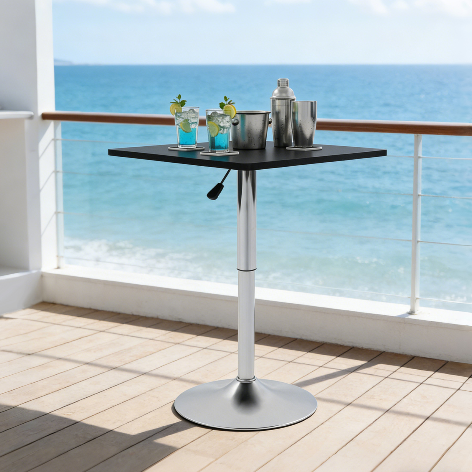 Adjustable Height Bar Table, M - مراجعة Commercial Kitchen Counter وسعره