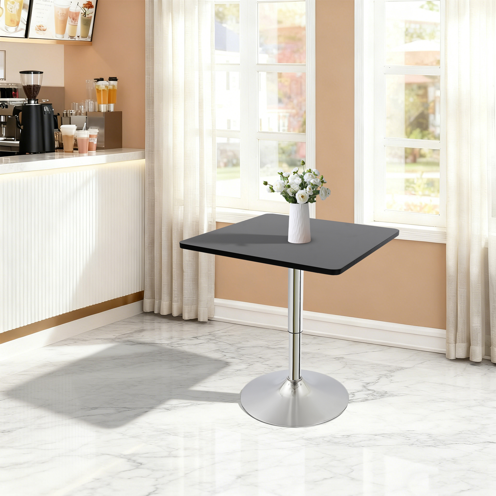 Adjustable Height Bar Table, M - مراجعة Commercial Kitchen Counter وسعره