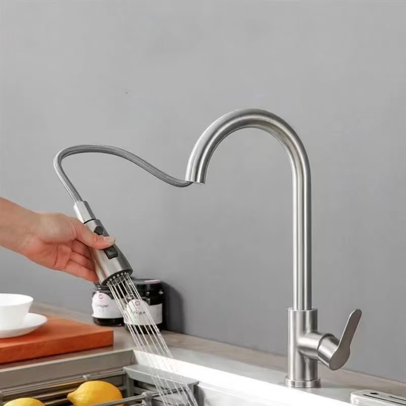 Kitchen Faucet Single Hole Pul - مراجعة Commercial Kitchen Mixer Tap وسعره