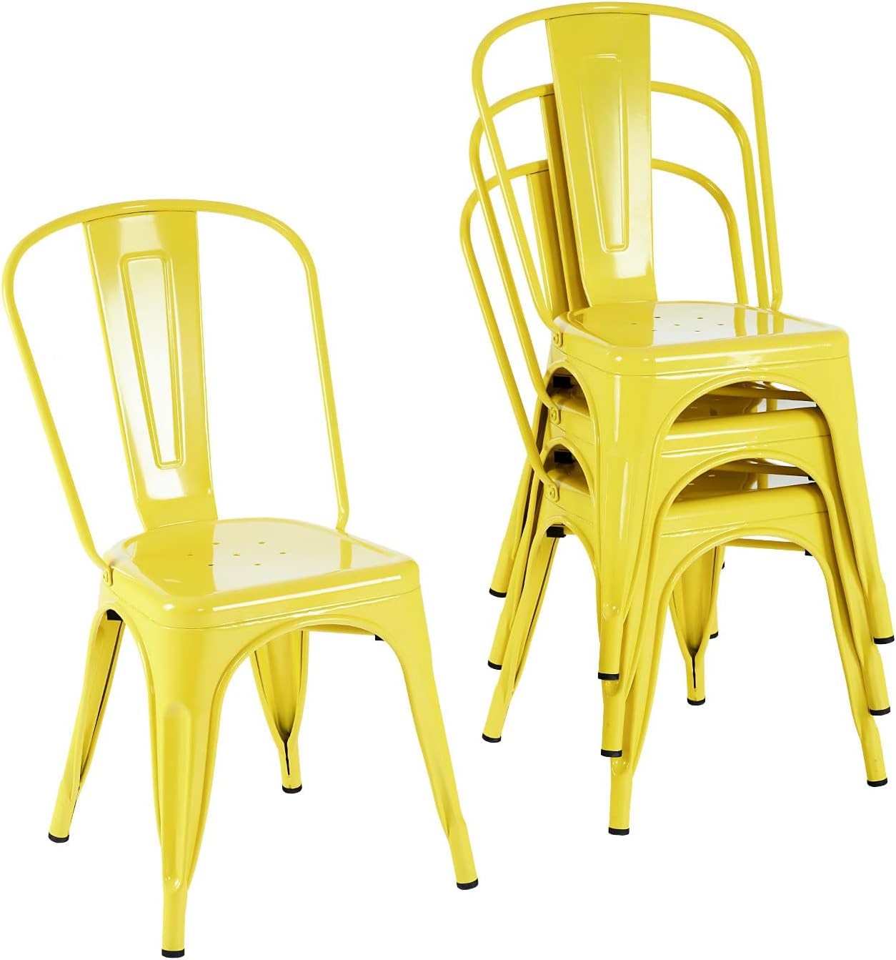 Metal Dining Chair Farmhouse T - مراجعة Commercial Kitchen Bench وسعره