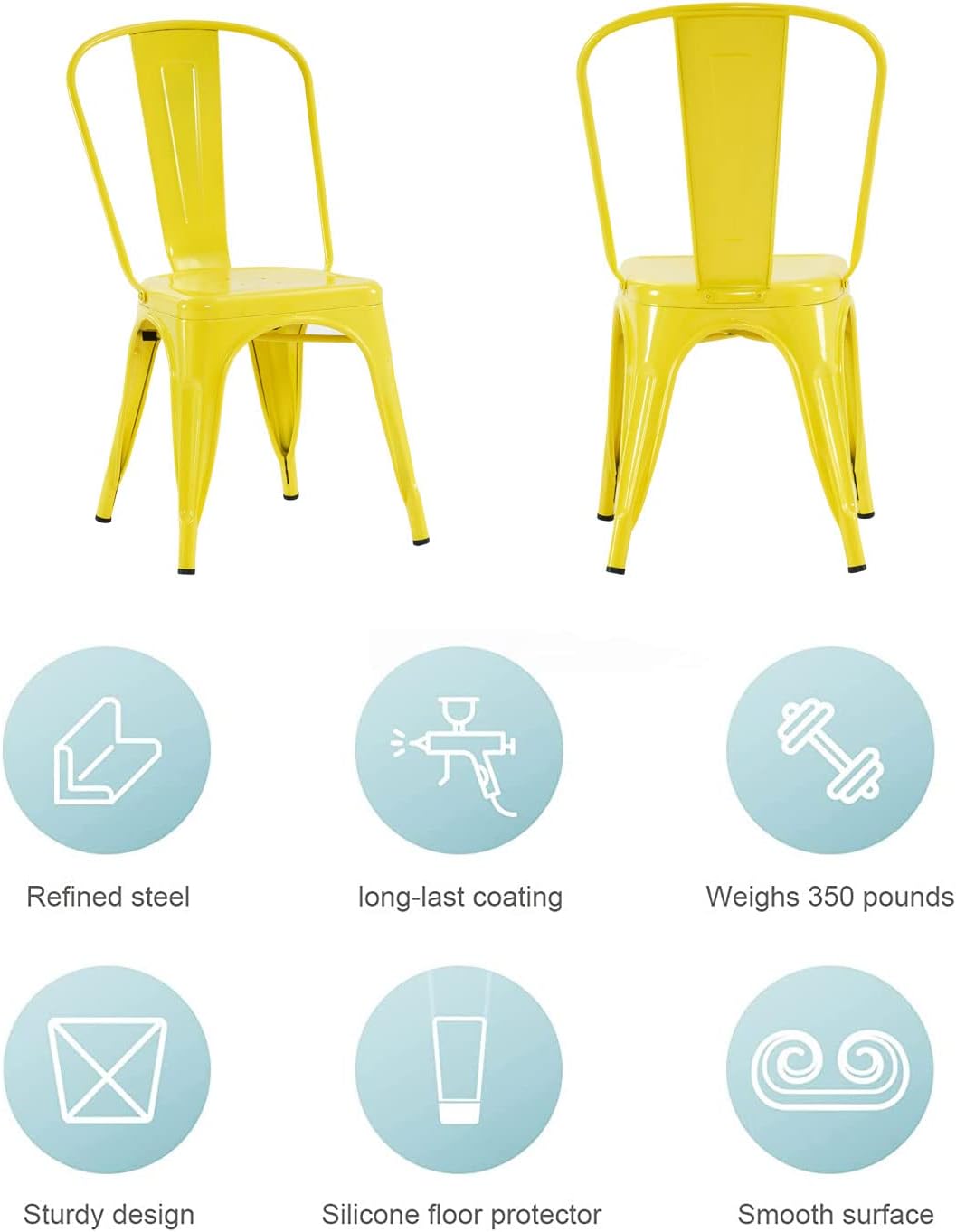 Metal Dining Chair Farmhouse T - مراجعة Commercial Kitchen Bench وسعره