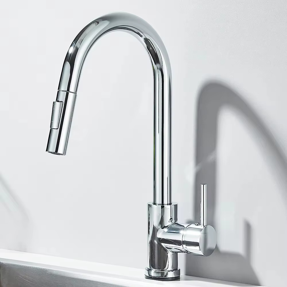 Black silver kitchen faucet, d - مراجعة Commercial Kitchen Mixer Tap وسعره