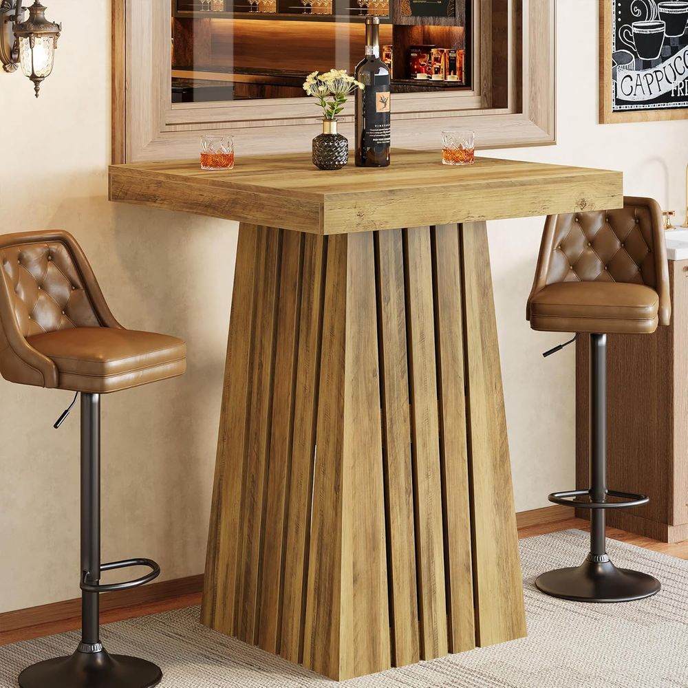 37.4 High Square Bar Table for - مراجعة Commercial Kitchen Small Space وسعره