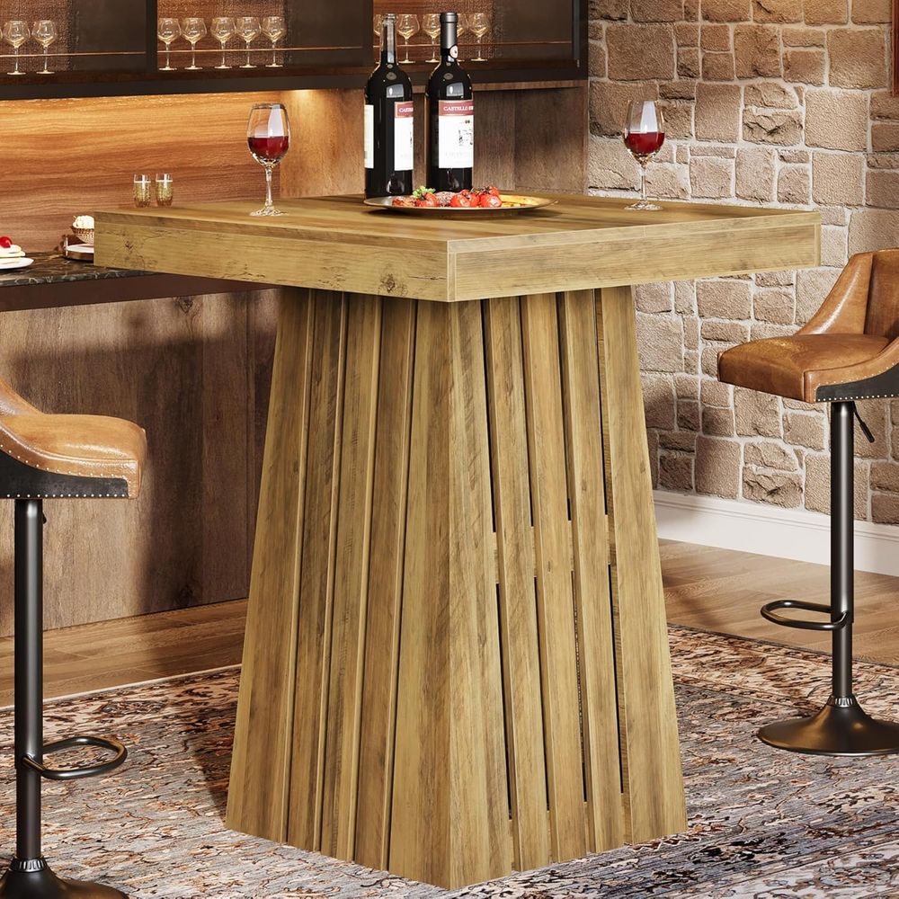 37.4 High Square Bar Table for - مراجعة Commercial Kitchen Small Space وسعره