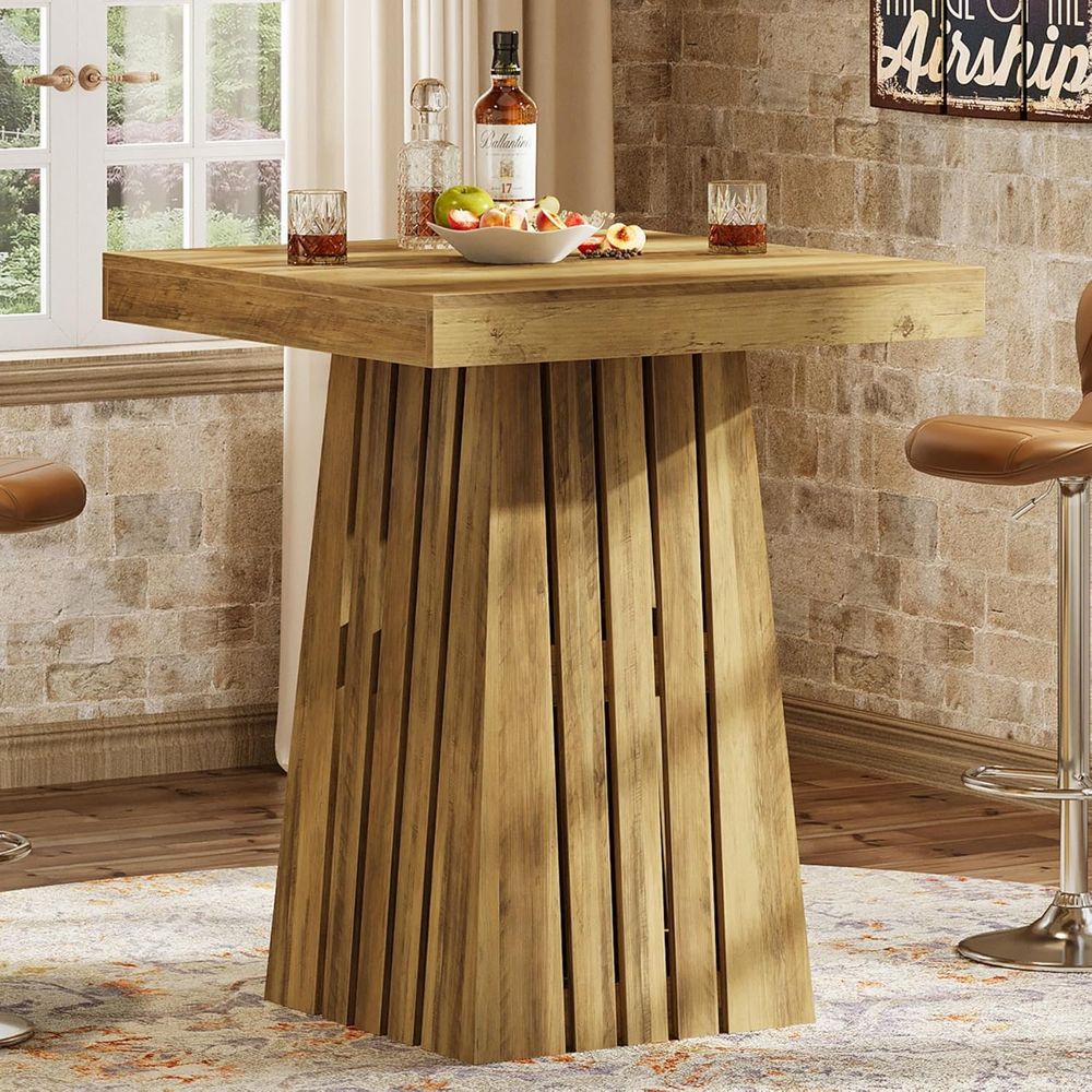 37.4 High Square Bar Table for - مراجعة Commercial Kitchen Small Space وسعره
