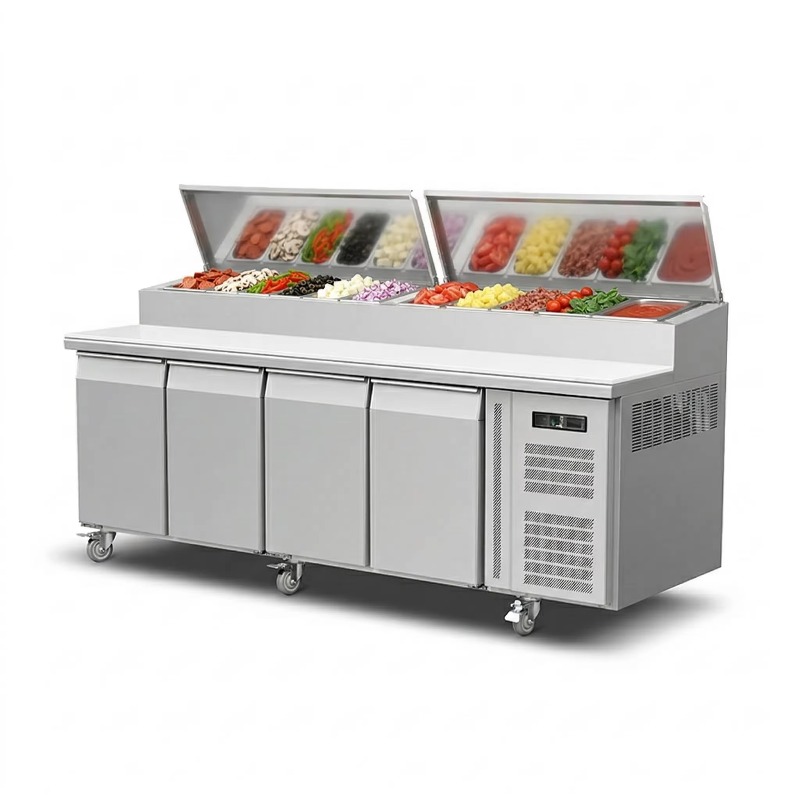 OEM Counter Fridge Sandwich Pr - مراجعة Commercial Kitchen Counter وسعره
