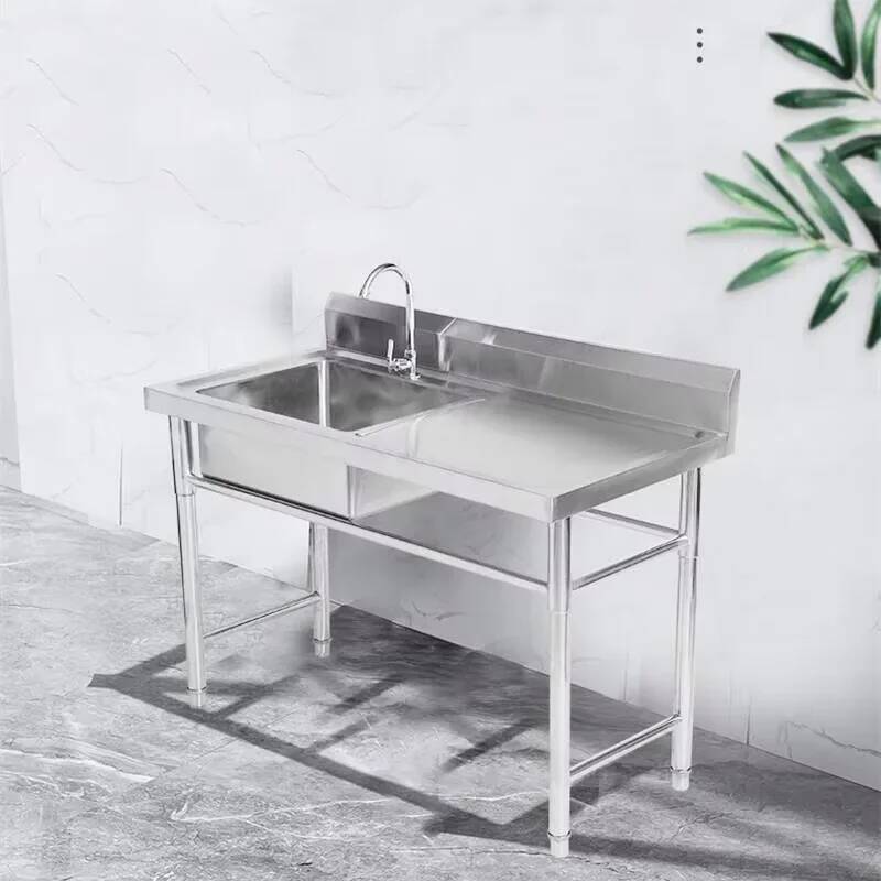 Sink Commercial Stainless Stee - مراجعة Commercial Kitchen Double Sink وسعره