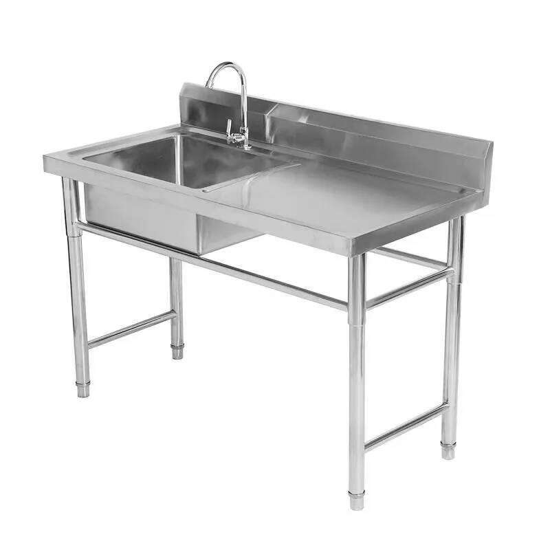 Sink Commercial Stainless Stee - مراجعة Commercial Kitchen Double Sink وسعره