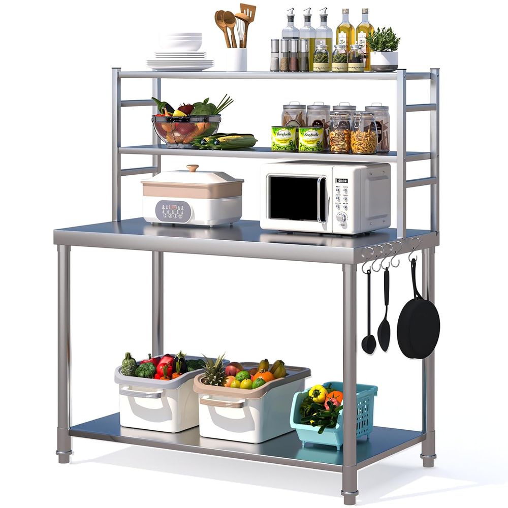 48x24 Stainless Steel Prep Tab - مراجعة Commercial Kitchen In Home وسعره