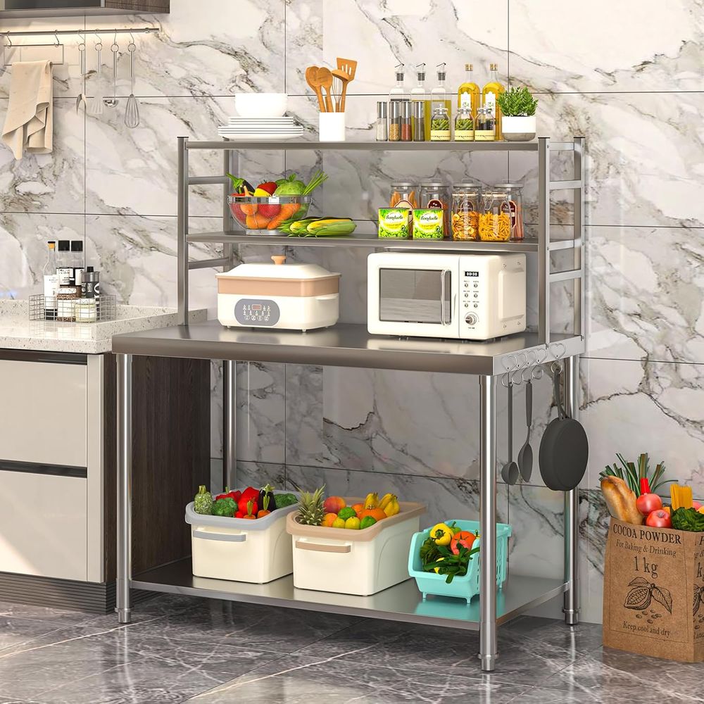 48x24 Stainless Steel Prep Tab - مراجعة Commercial Kitchen In Home وسعره