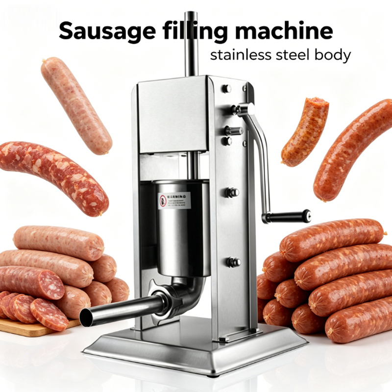 Manual Sausage Stuffer Filler  - مراجعة Commercial Kitchen In Home وسعره