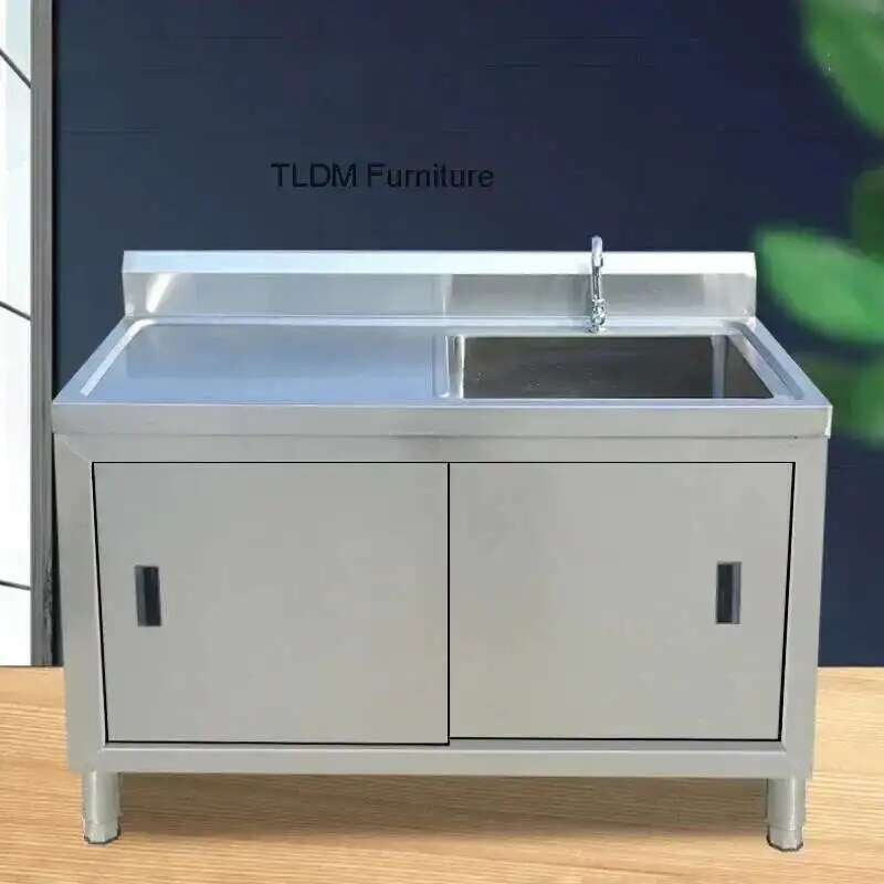 Stainless Steel Kitchen Sinks  - مراجعة Commercial Kitchen Double Sink وسعره