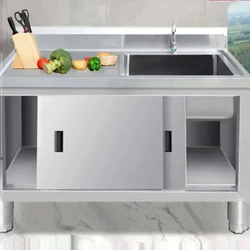Stainless Steel Kitchen Sinks  - مراجعة Commercial Kitchen Double Sink وسعره