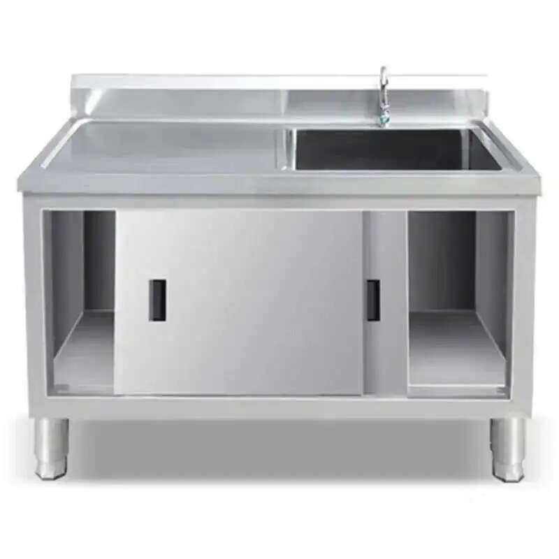 Stainless Steel Kitchen Sinks  - مراجعة Commercial Kitchen Double Sink وسعره