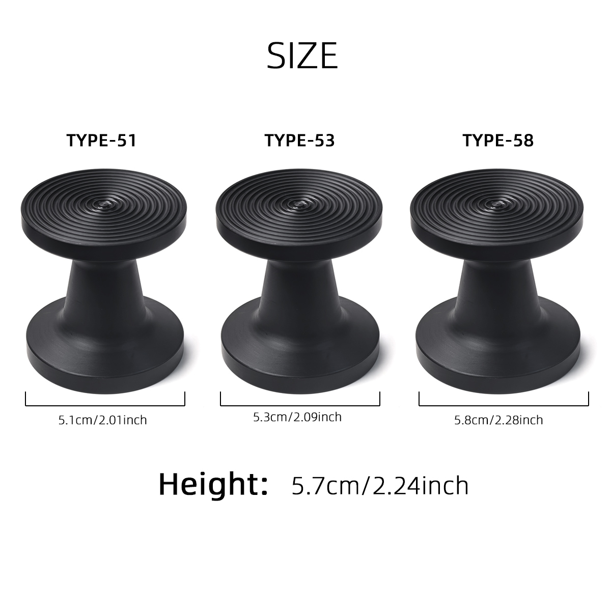 51/53/58MM Double-sided Coffee - مراجعة Commercial Kitchen In Home وسعره