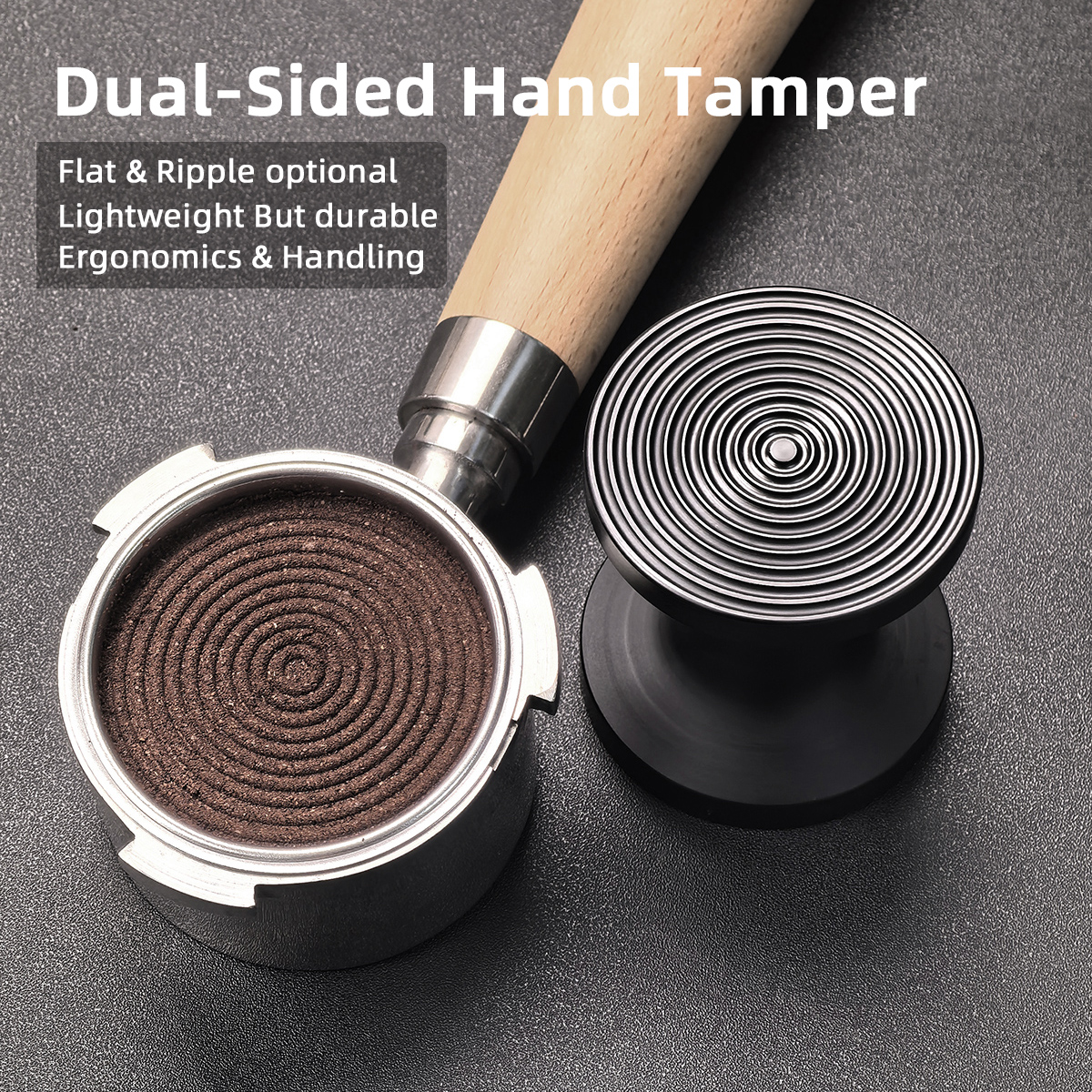 51/53/58MM Double-sided Coffee - مراجعة Commercial Kitchen In Home وسعره