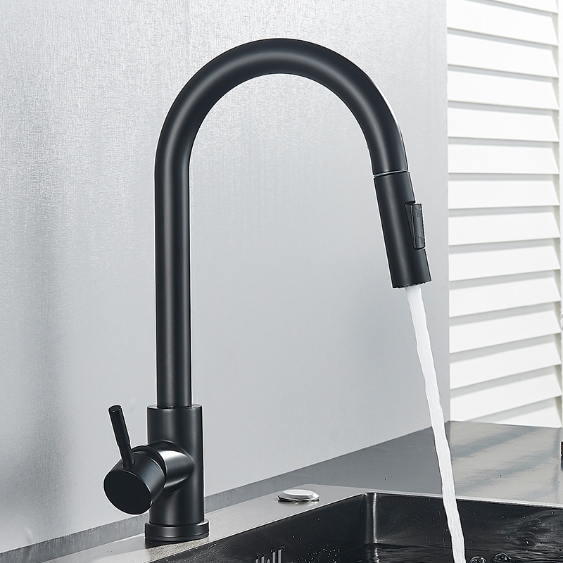 Black Kitchen Faucet Flexible  - مراجعة Commercial Kitchen Mixer Tap وسعره