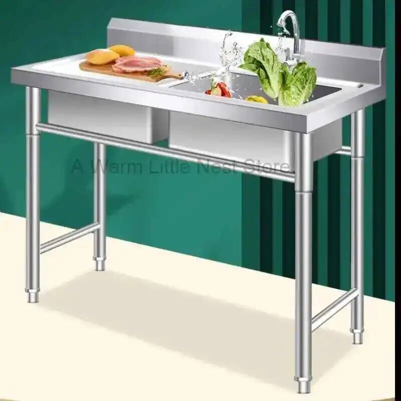 Outdoor Kitchen Sinks Commerci - مراجعة Commercial Kitchen Double Sink وسعره