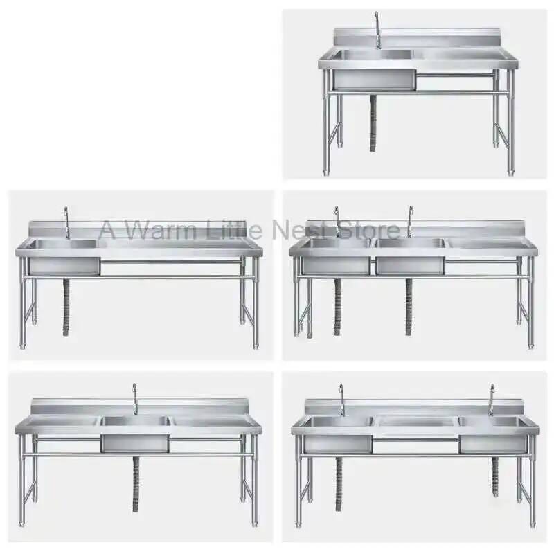 Outdoor Kitchen Sinks Commerci - مراجعة Commercial Kitchen Double Sink وسعره