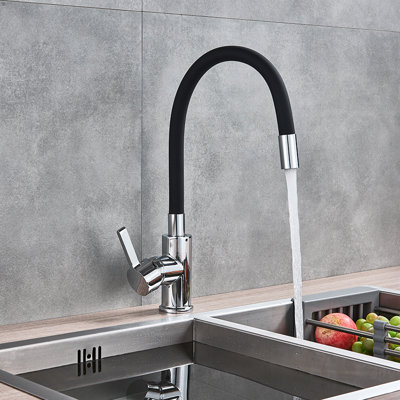Vidric Chrome Black Kitchen Si - مراجعة Commercial Kitchen Mixer Tap وسعره