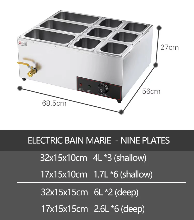 -Hotel Restaurant Chaffing Dis - مراجعة Bain Marie Food Warmer وسعره