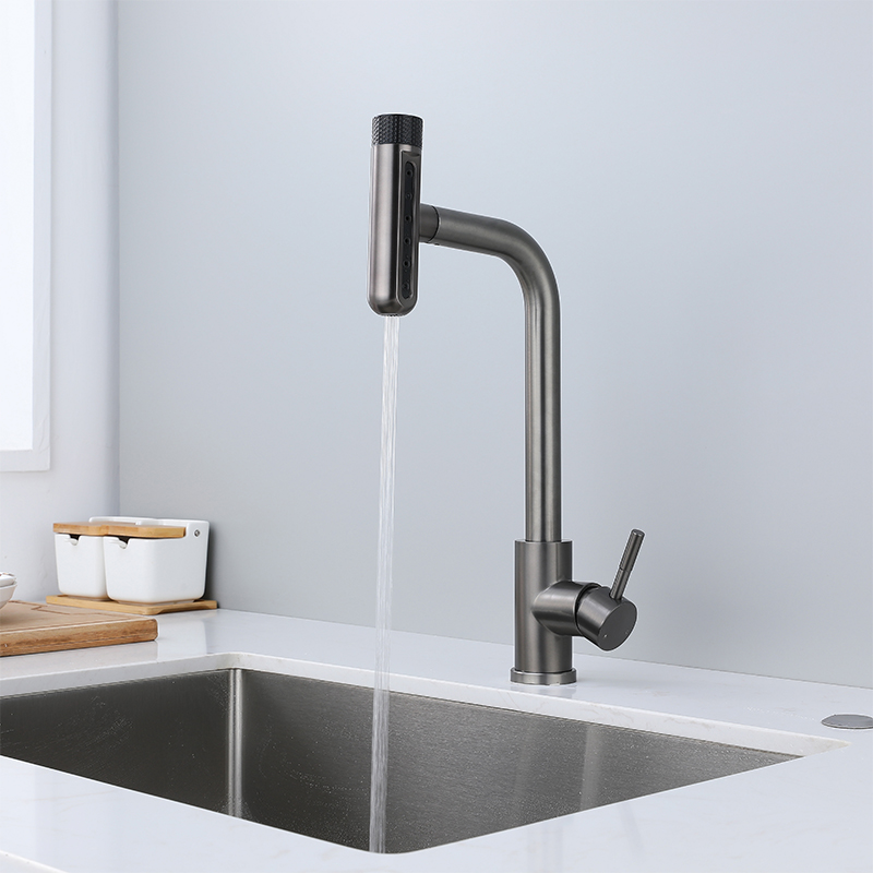 6 Mode Gray Kitchen Faucets Pu - مراجعة Commercial Kitchen Mixer Tap وسعره