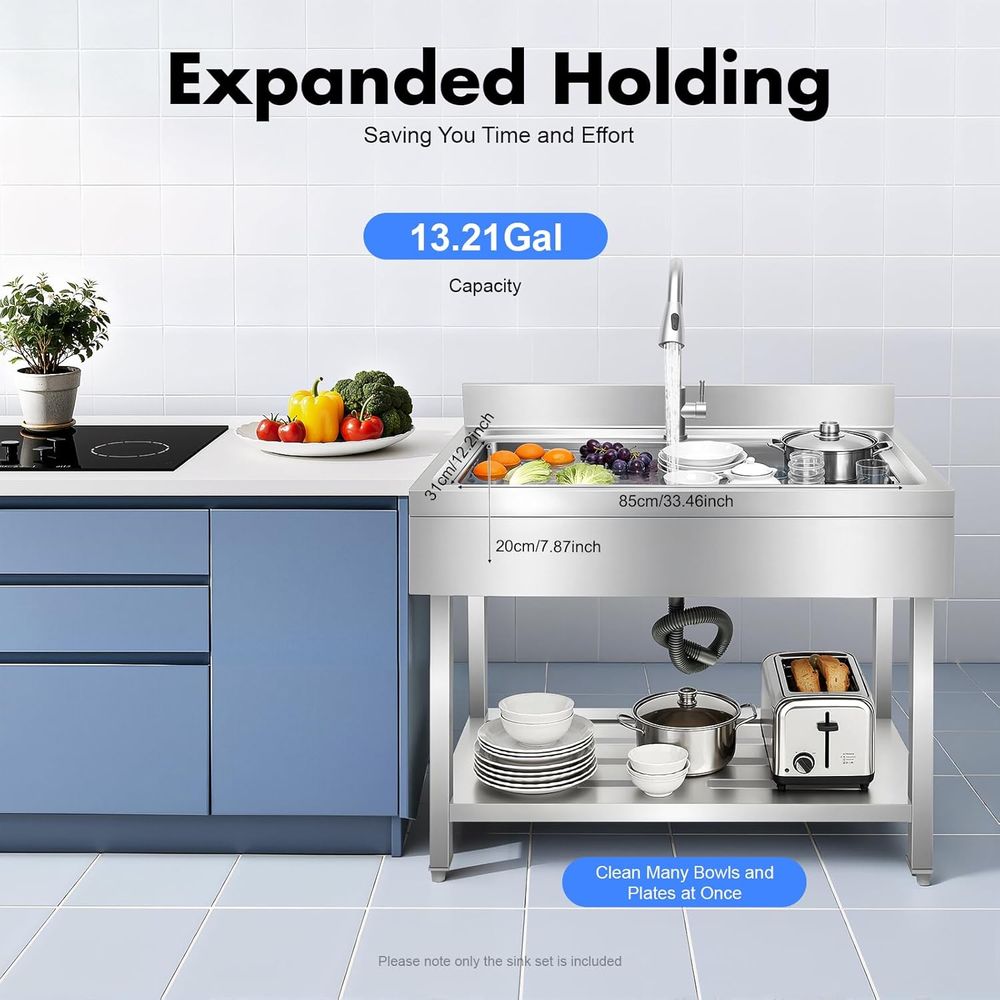 Commercial Grade Stainless Ste - مراجعة Commercial Kitchen Mixer Tap وسعره