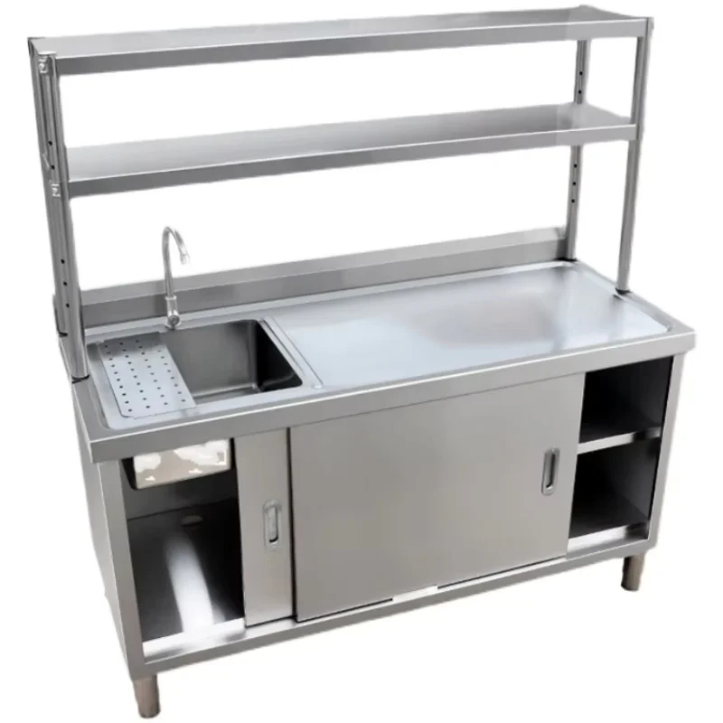 Sink Double Bowl Commercial St - مراجعة Commercial Kitchen Double Sink وسعره
