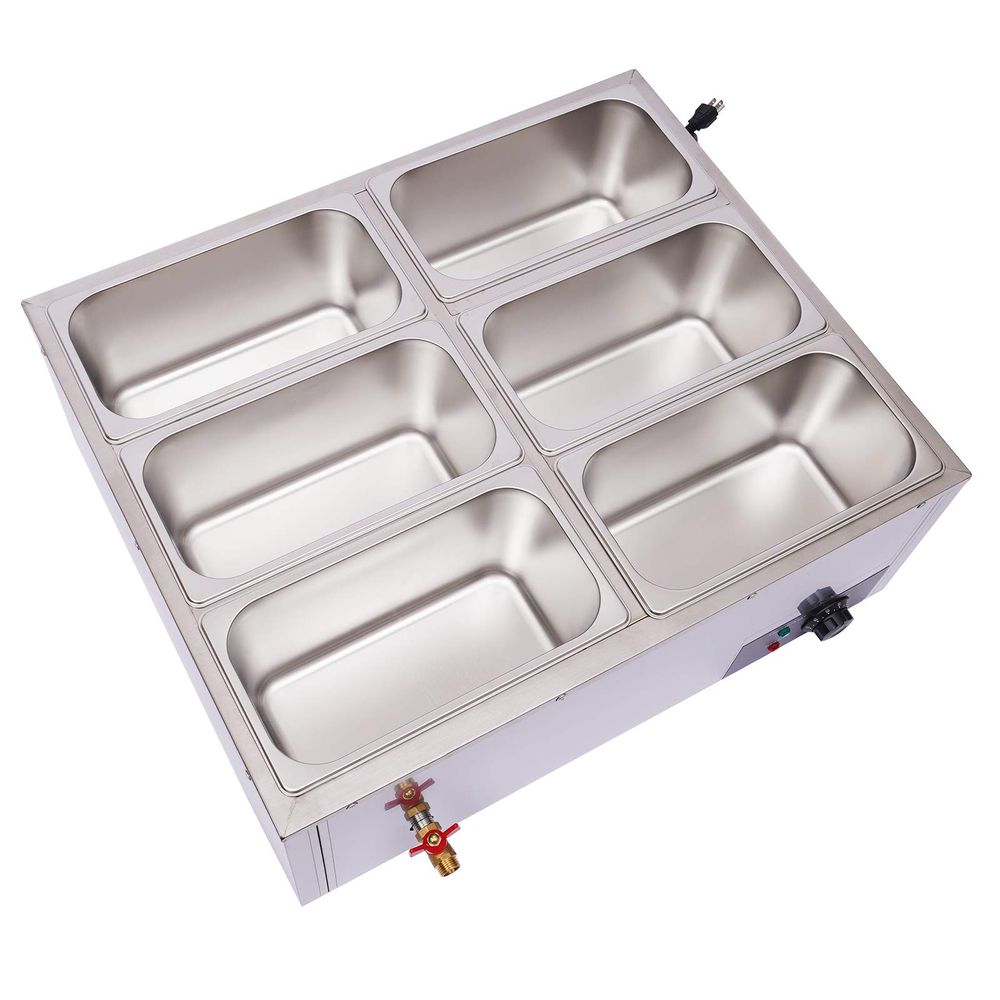 850W Commercial Electric Food  - مراجعة Bain Marie Food Warmer وسعره