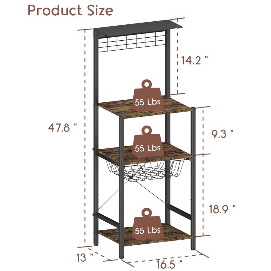 4 Tier Coffee Bar Station, Cor - مراجعة Commercial Kitchen Small Space وسعره