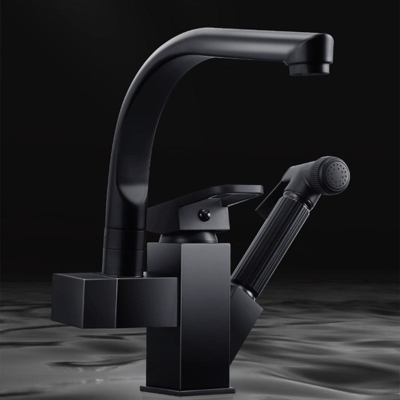Kitchen Sink Faucet Black Pull - مراجعة Commercial Kitchen Mixer Tap وسعره