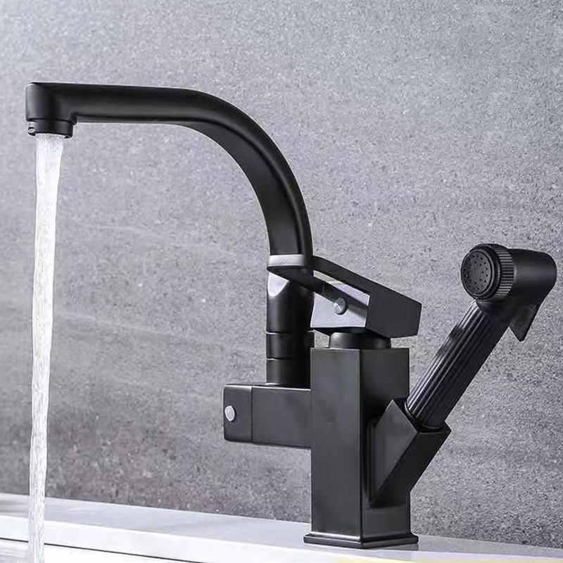 Kitchen Sink Faucet Black Pull - مراجعة Commercial Kitchen Mixer Tap وسعره