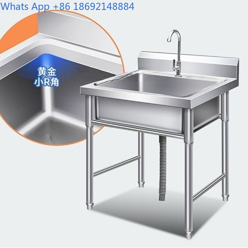 Commercial Stainless Steel Sin - مراجعة Commercial Kitchen Double Sink وسعره