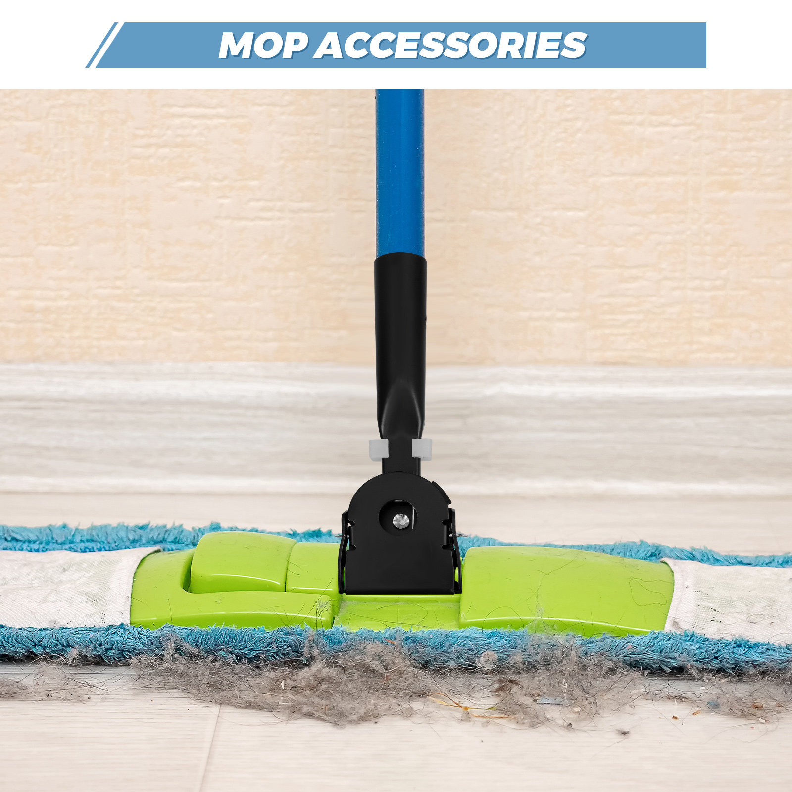 2Pcs Dust Mop Pusher Head Clam - مراجعة Commercial Kitchen In Home وسعره